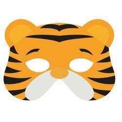Maska filcowa Tygrys 1 sztuka 910005