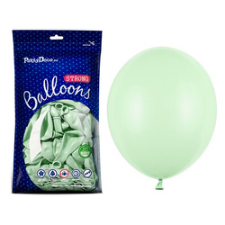 Pistacjowe balony pastelowe 27cm 100 sztuk SB12P-096-100x