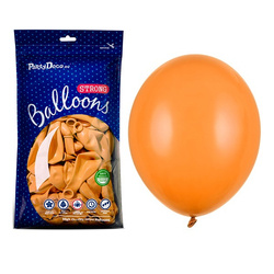 Pomarańczowe balony pastelowe 23cm 100 sztuk SB10P-005-100x