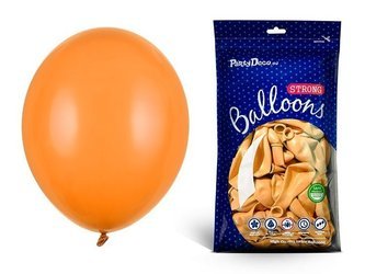 Pomarańczowe balony pastelowe 30cm 10 sztuk SB14P-005-10x