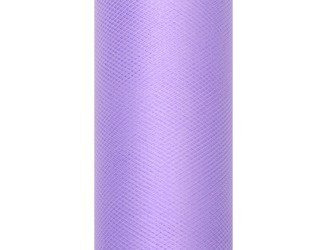 Tiul dekoracyjny fioletowy 15cm x 9m 1 rolka TIU15-014