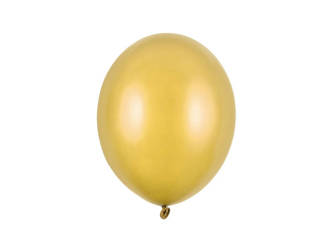 Złote balony metaliczne 27cm 50 sztuk SB12M-019-50