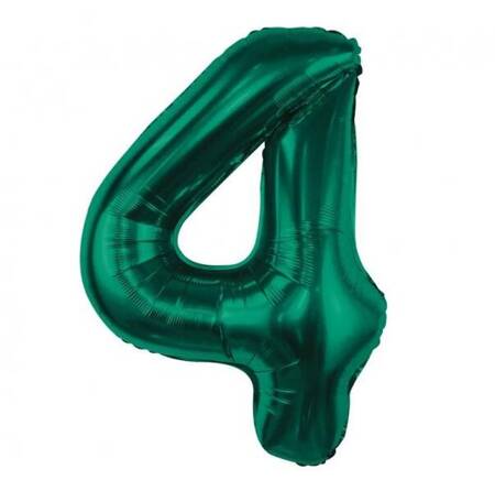Balon foliowy 4 zieleń butelkowa 85cm 1szt CH-B8B4