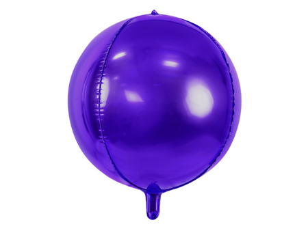 Balon foliowy Kula, 40cm, fioletowy FB13M-014