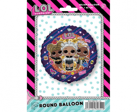 Balon foliowy LOL Surprise ok. 45cm 1szt B401588