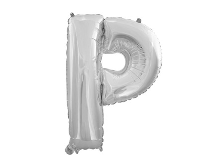 Balon foliowy P srebrny 80cm 1szt BF32-P-SR