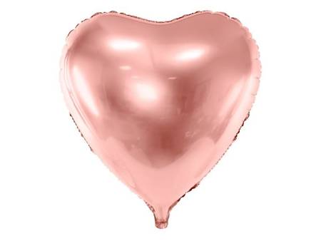 Balon foliowy Serce 72x73cm różowe złoto FB77M-019R
