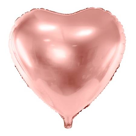 Balon foliowy Serce różowe złoto 45cm 1 sztuka FB9M-019R