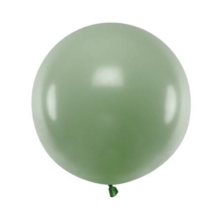 Balon gigant okrągły Pastel Rosemary Green Rozmaryn 60cm 1 sztuka OLBOM-098