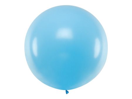 Balon okrągły 1m błękitny OLBO-003
