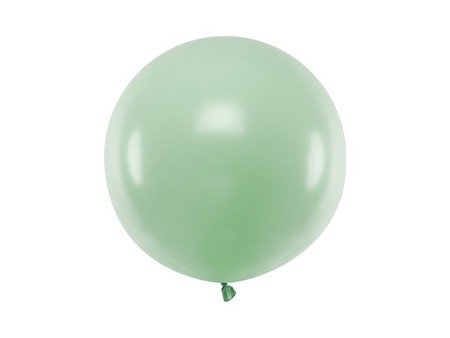 Balon okrągły pastelowy pistacjowy 60cm 1 sztuka OLBOM-096