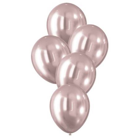 Balony Celebrate! efekt chromu różowy 30cm 5 sztuk KB8696ROZ-2718