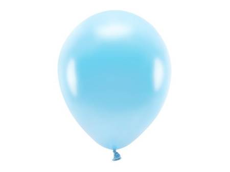 Balony Eco 26cm metalizowane jasnoniebieskie 100 sztuk ECO26M-001J-100x