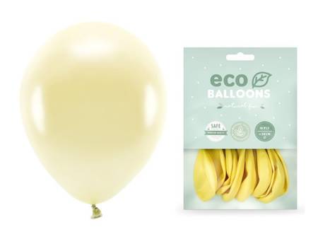 Balony Eco 26cm metalizowane słomkowe 10 sztuk ECO26M-084S-10