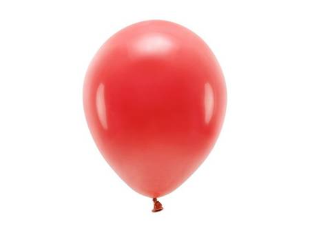 Balony Eco 26cm pastelowe czerwone 10 sztuk ECO26P-007-10