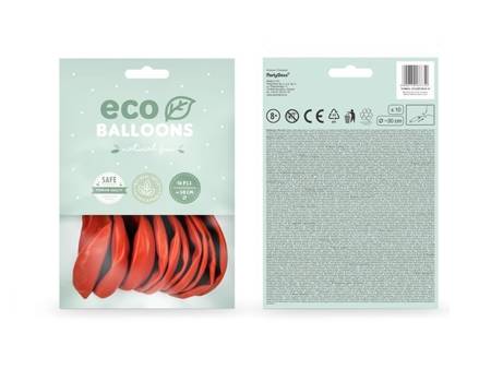 Balony Eco 26cm pastelowe koralowe 10 sztuk ECO26P-081K-10