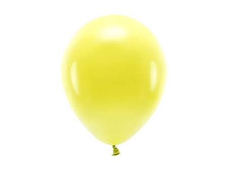 Balony Eco 26cm pastelowe żółte 10 sztuk ECO26P-084-10