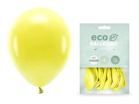 Balony Eco 26cm pastelowe żółte 10 sztuk ECO26P-084-10