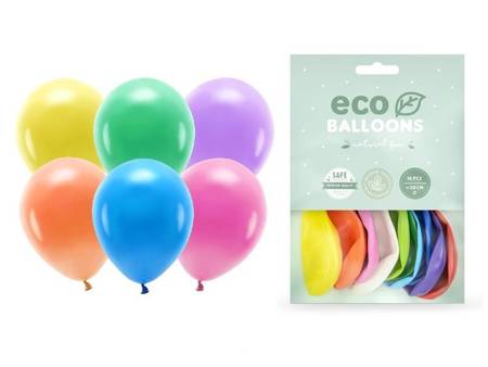 Balony Eco 26cm pastelowy mix 10 sztuk ECO26P-000-10