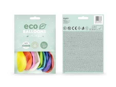 Balony Eco 26cm pastelowy mix 10 sztuk ECO26P-000-10