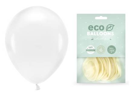 Balony Eco 30 cm transparentne 10 sztuk ECO30C-099-10