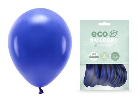 Balony Eco 30cm pastelowe granatowe 10 sztuk ECO30P-074-10