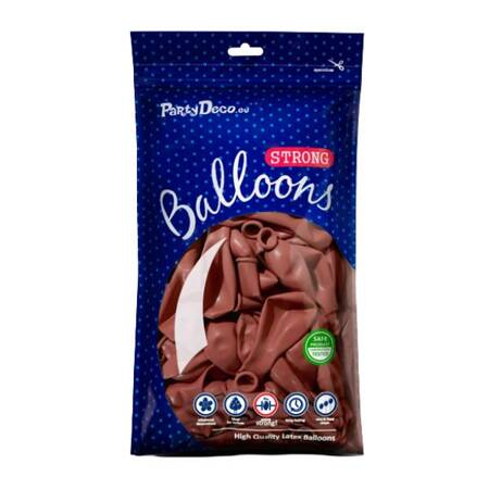 Balony burgundowe pastelowe 27cm 11 cali 100 sztuk SB12P-086-100x