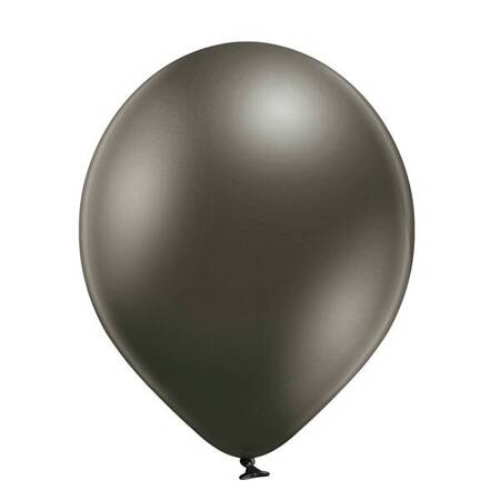 Balony chromowane Antracytowe, BelBal, B105, 30 cm, 50 sztuk GG04-609/02