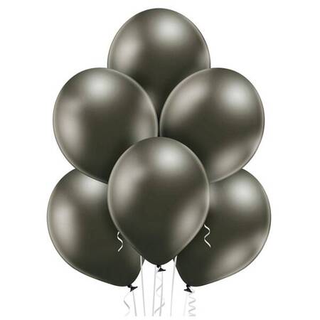 Balony chromowane Antracytowe, BelBal, B105, 30 cm, 50 sztuk GG04-609/02