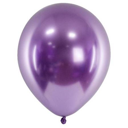 Balony glossy fioletowe 27cm 10 sztuk CHB1-014-10