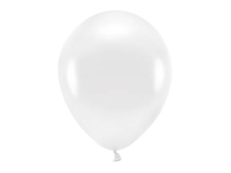 Balony metaliczne białe 30cm 50 sztuk SB14M-008-50x