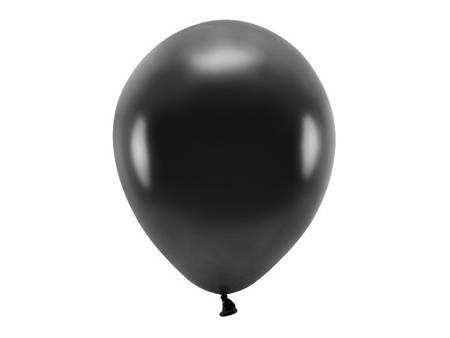 Balony metaliczne czarne 30cm 50 sztuk SB14M-010-50x