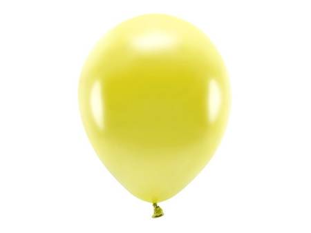 Balony metaliczne żółte 30cm 100 sztuk SB14M-084-100x