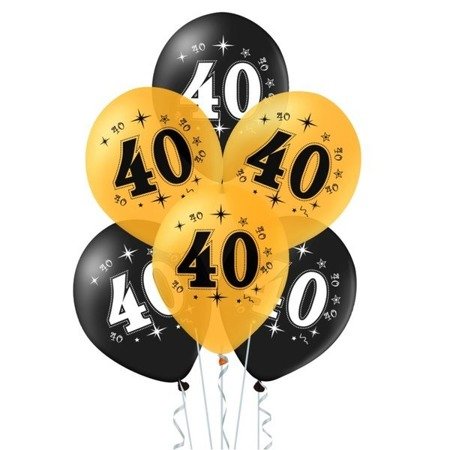 Balony na 40 urodziny 10 sztuk 400617