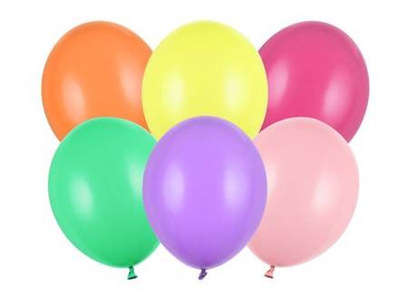 Balony pastelowe kolorowe 30cm 100 sztuk SB14P-000-100x