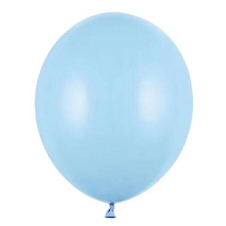 Balony pastelowe niebieskie i białe zestaw 23cm 30 sztuk ZB1