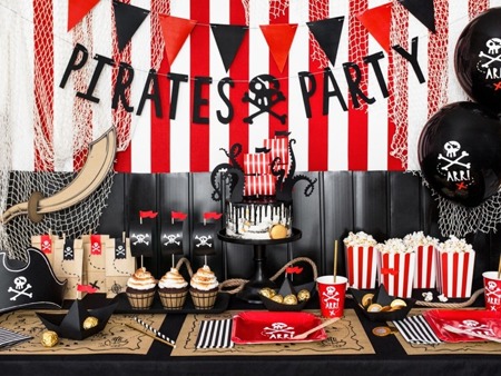 Baner urodzinowy Piraci - Pirates Party 100cm 1szt. GRL86-010