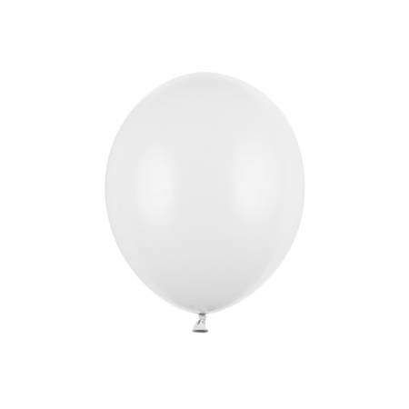 Białe balony pastelowe 12 cm 25 sztuk SB5P-008-25x