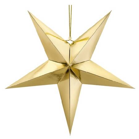 Gwiazda papierowa 70cm złota 1szt GWP1-70-019M