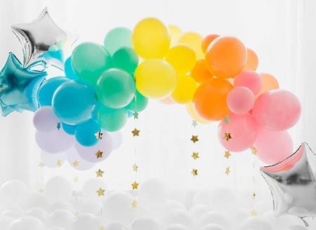 J. brzoskwiniowe balony pastelowe 27cm 10 sztuk SB12P-075J-10x