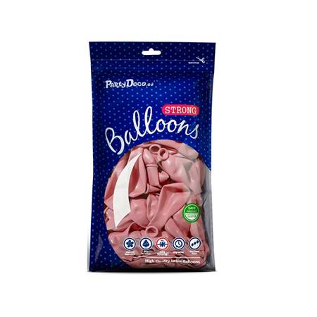 J. różowe balony pastelowe 23cm 100 sztuk SB10P-081J-100x