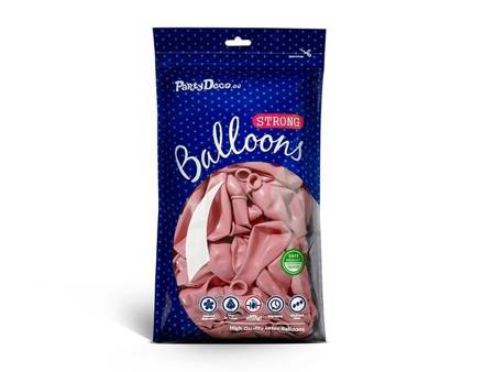 J. różowe balony pastelowe 30cm 50 sztuk SB14P-081J-50x