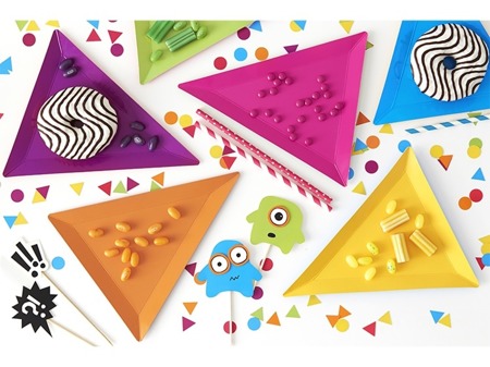 Kolorowe konfetti kółka i trójkąty 5g kons55