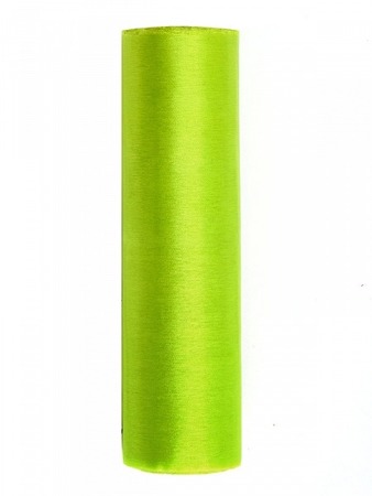 Organza jasnozielona 16cm x 9m 1 rolka ORP16-102