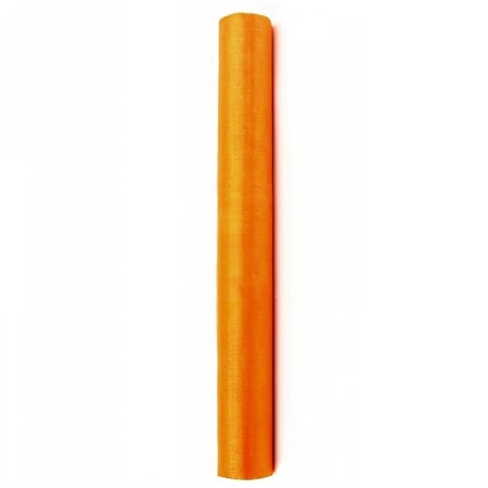 Organza pomarańczowa 36cm x 9m 1 rolka ORP-005