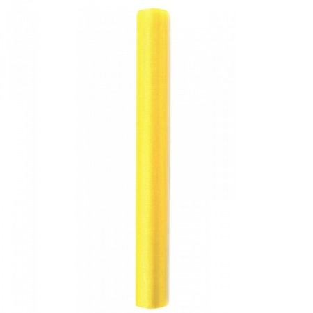 Organza żółta 36cm x 9m 1 rolka ORP-009