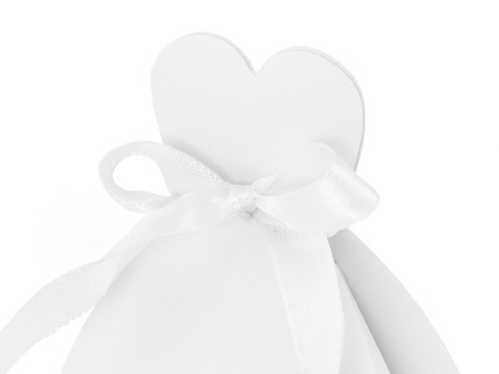 Pudełeczka dla gości weselnych Panna Młoda sukienka biała 10 sztuk PUDP1-K