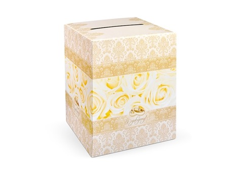 Pudełko weselne na koperty z życzeniami, prezentami 25x25x30cm PUDT1