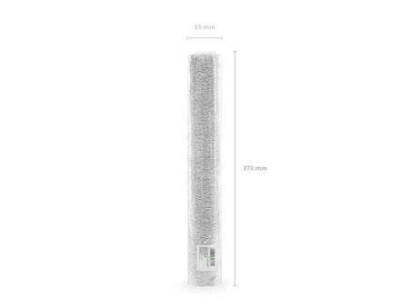 Siatka dekoracyjna fibra srebrna 36cm 1 rolka 9m SF1-36-018ME