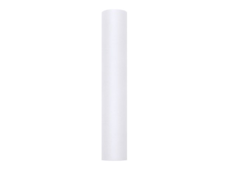 Tiul dekoracyjny biały 30cm x 9m 45 rolek TIU30-008-KARTON
